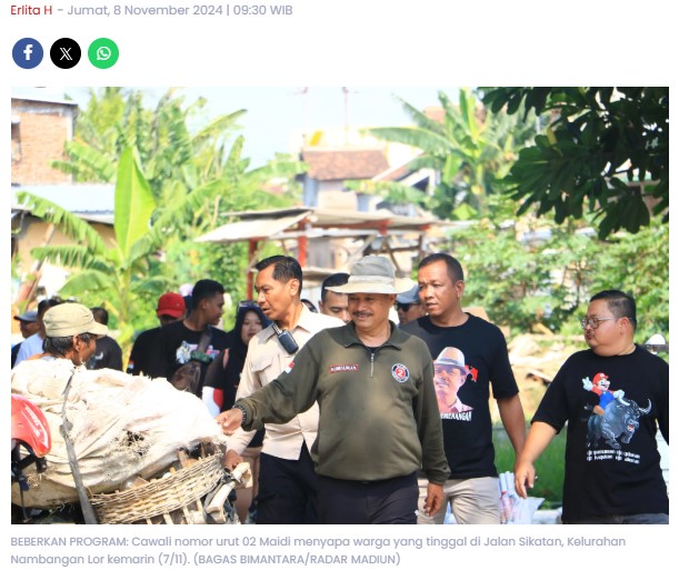 Sapa Warga, Maidi Blusukan di Nambangan Lor