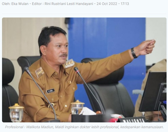 Hari Dokter Nasional, Walikota Ingin Dokter Kedepankan Kemanusiaan