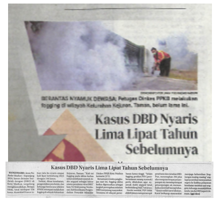 Kasus DBD Nyaris Lima Lipat Tahun Sebelumnya