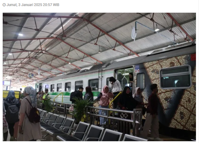 KA BIAS relasi Madiun-Bandara Adi Soemarmo primadona penumpang libur nataru