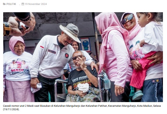 Dukungan Paslon Madiun Terus Mengalir, Mayoritas Masyarakat Inginkan Kota Madiun Lebih Maju