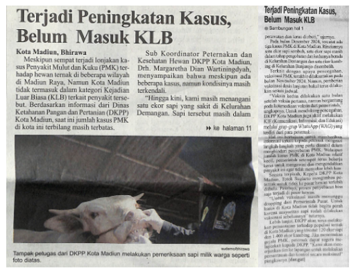 Terjadi Peningkatan Kasus, Belum Masuk KLB