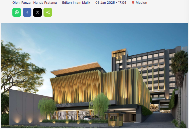 Hotel Mercure Madiun Siap Menyambut Tamu Mulai Februari 2025