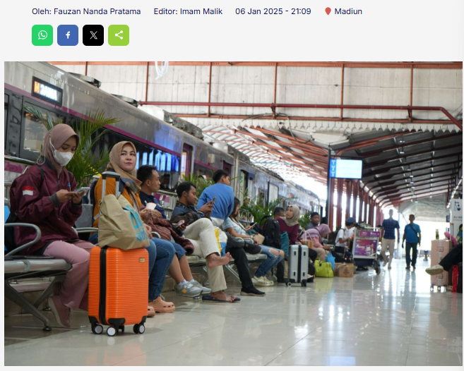 KAI Daop 7 Madiun Antisipasi Barang Tertinggal Selama Nataru 2024/2025