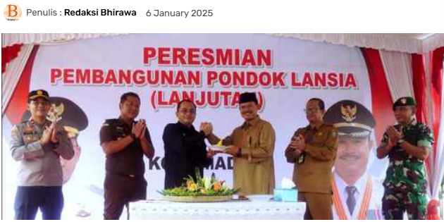 Resmikan Tiga Proyek Strategis, Pj Wali Kota Madiun Berharap Bisa Dimanfaatkan Rakyat