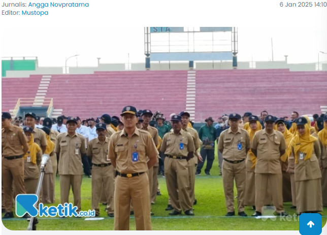 Samakan Visi Sambut Tahun 2025, Pemkot Madiun Gelar Apel Besar