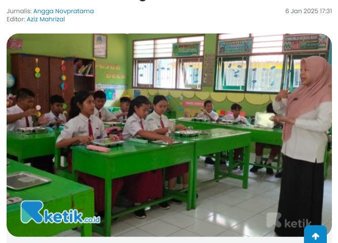 Hari Pertama Program Makan Bergizi Gratis di Madiun, Dinilai Meringankan Beban Ortu