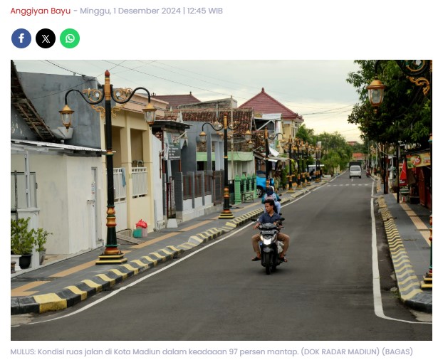 Ada Jalan Rusak di Kota Madiun, Silakan Lapor, DPUPR Bakal Terjunkan Tim Inspeksi