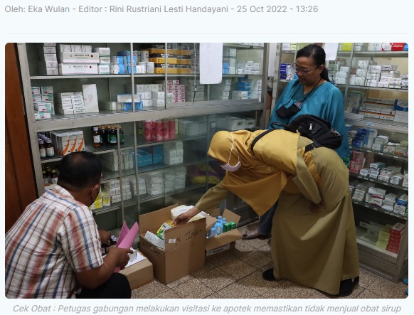 IAI Madiun Pastikan Apotek Tak Menjual Obat Sirup