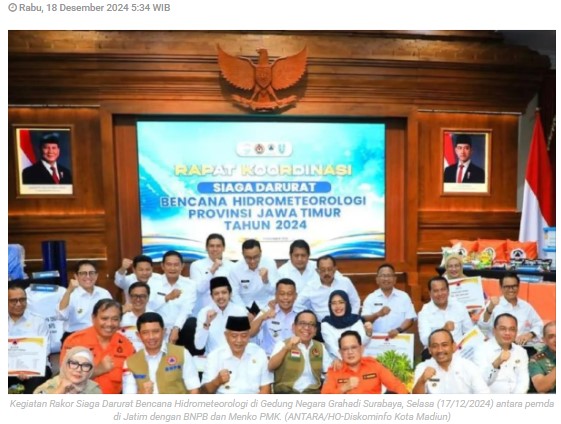 Madiun terima bantuan logistik penanganan bencana