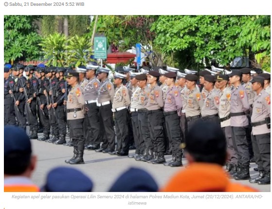 Operasi Lilin Semeru Madiun prioritaskan pengamanan gereja