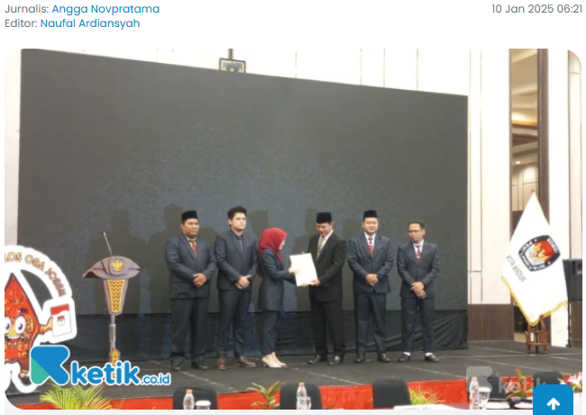 Maidi-Bagus Panuntun Resmi Ditetapkan Sebagai Wali Kota Kota Madiun Terpilih