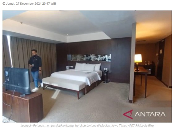 Reservasi hotel di Kota Madiun jelang tahun baru capai 70 persen