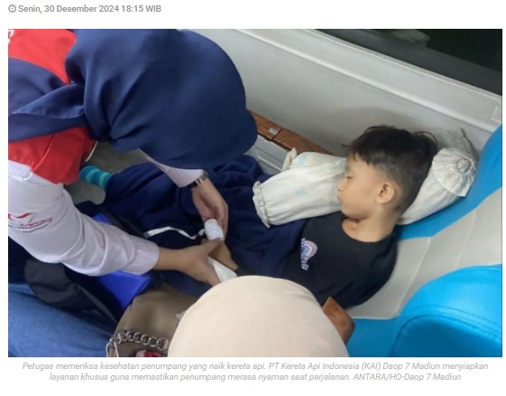 Daop 7 Madiun siapkan layanan khusus guna antisipasi penumpang sakit