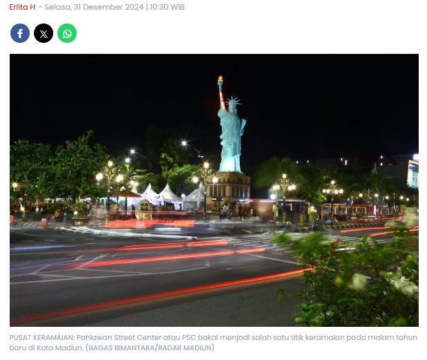 Pemkot Madiun Siapkan Pesta Kembang Api Tahun Baru di Dua Lokasi, Ini Pesan Pj Wali Kota