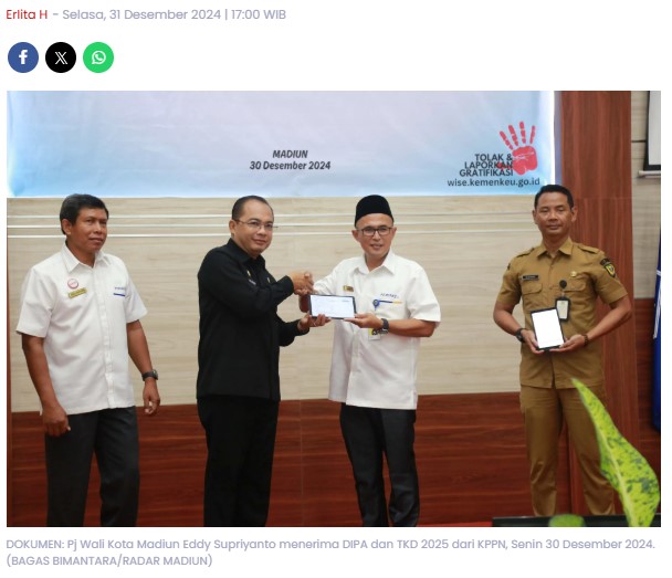 Siap-Siap Anggaran Perjalanan Dinas Pemkot Madiun Tahun Depan Dikepras, Apa Penyebabnya?