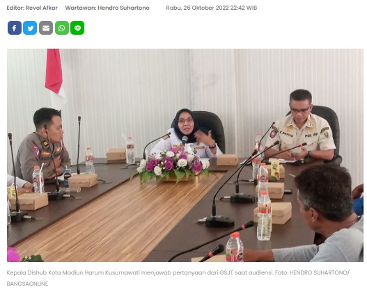 GSJT Pertanyakan Surat Kesepakatan Uji Kir Bagi ODOL, Begini Jawaban Dishub Kota Madiun
