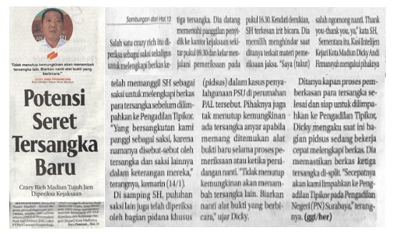 Potensi Seret Tersangka Baru