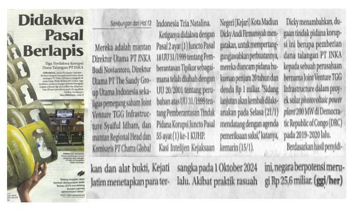Didakwa Pasal Berlapis
