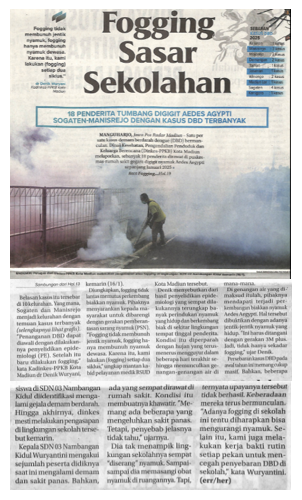 Fogging Sasar Sekolahan