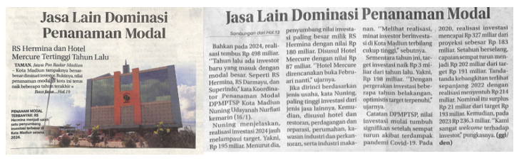 Jasa Lain Dominasi Penanaman Modal