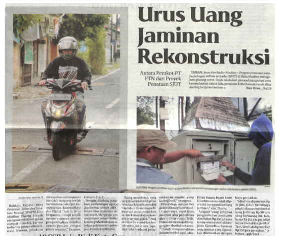 Urus Uang Jaminan Rekonstruksi