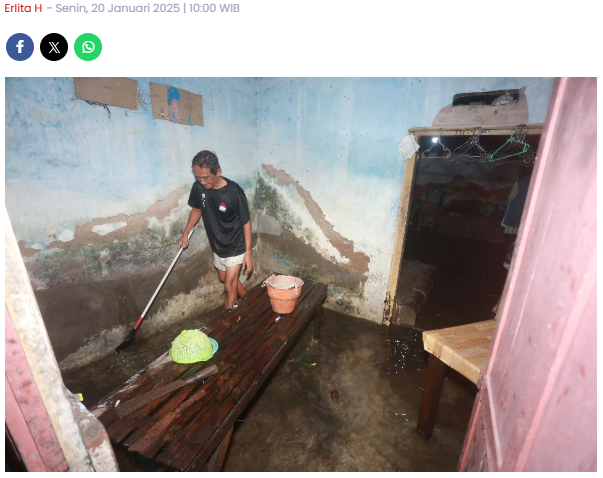 Sedikitnya 7 Kelurahan di Kota Madiun Berstatus Rawan Banjir, Tempat Tinggalmu Termasuk?