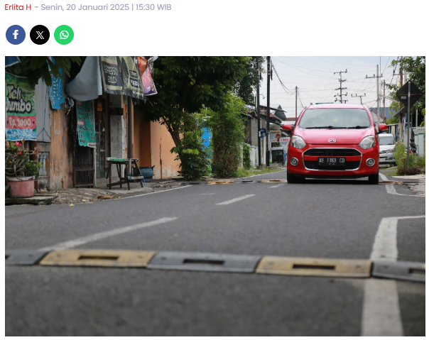 Ternyata Tak Boleh Asal Pasang Speed Bump di Jalan, Begini Penjelasan Kadishub Kota Madiun