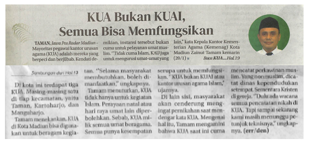 KUA Buka KUAI, Semua Bisa Memfungsikan