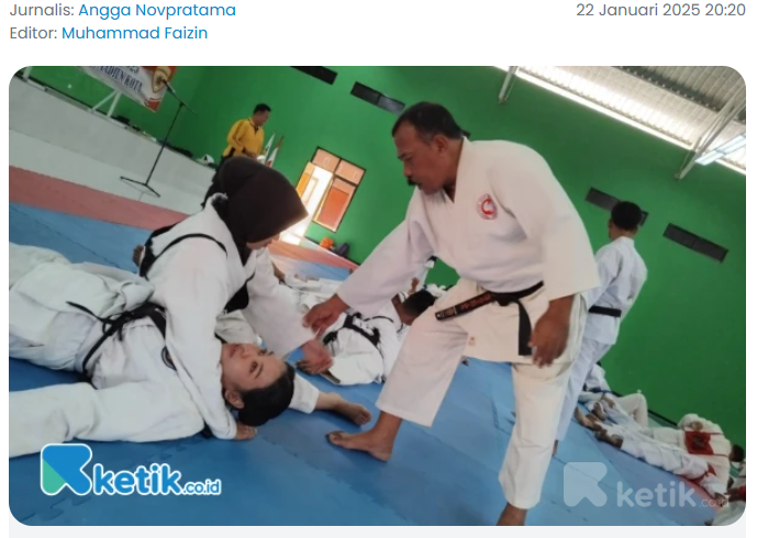 Serunya Latihan Teknik Bela Diri Polri di Polres Madiun Kota