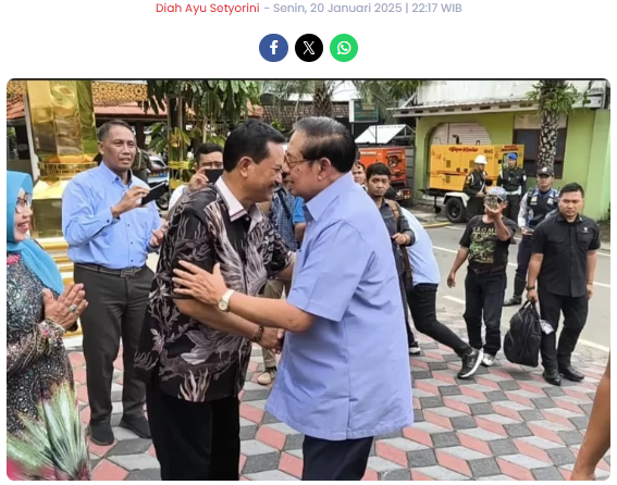 Kunjungi Madiun, SBY Titip Pesan Untuk Wali Kota dan Wakil Wali Kota Madiun Terpilih