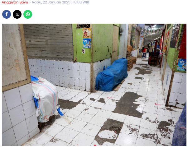 Usulan Rehab Pasar di Kota Madiun Tahun Ini Tak Terealisasi, Srijaya dan Kojo Masih Antre