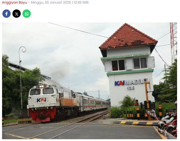 Gelombang Penumpang KA di Daop 7 Momen Libur Panjang Isra Miraj dan Imlek, Stasiun Madiun Paling Sibuk
