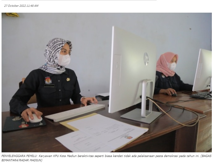 Verfak Parpol Calon Peserta Pemilu 2024 di Kota Madiun Tanpa Kendala