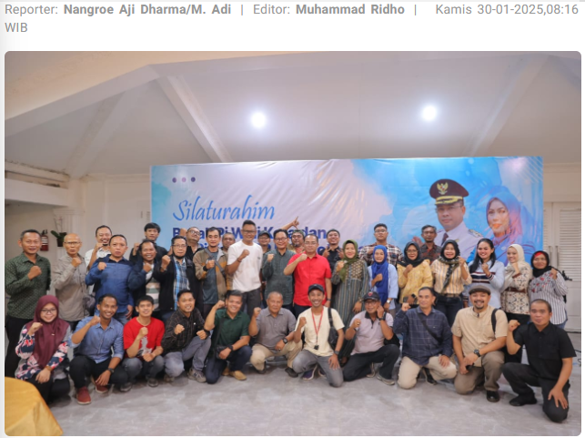 Jelang Akhir Masa Jabatan, Pj Walikota Madiun Gelar Silaturahmi dengan Awak Media