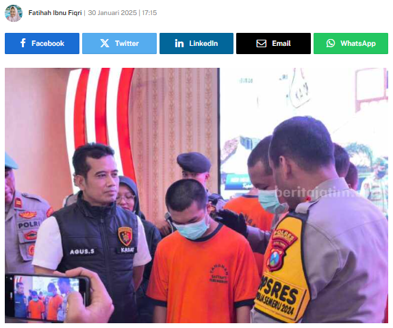 Polres Madiun Kota Tangkap 7 Maling Motor di 19 Lokasi