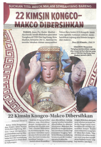 22 Kimsin Kongco-Makco Dibersihkan