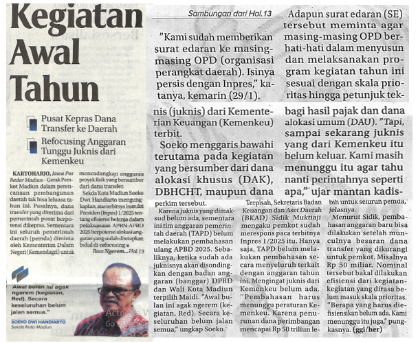 Ngerem Kegiatan Awal Tahun