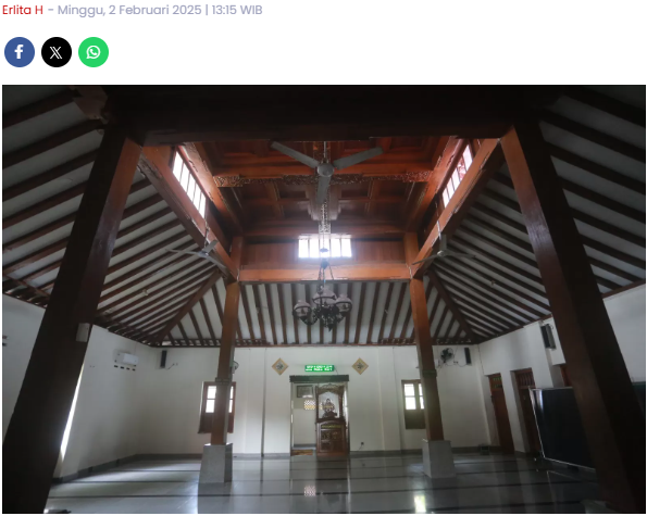 Masjid Kuno Kuncen: Warisan Islam Abad ke-16 di Madiun yang Sarat Sejarah