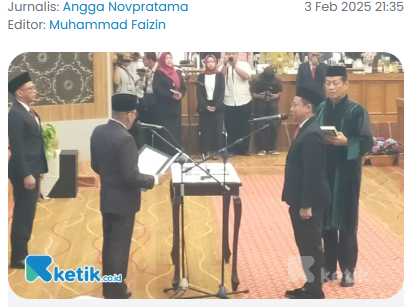 Rapat Paripurna PAW DPRD Kota Madiun, Fauzi Ghozali Resmi Gantikan F Bagus Panuntun