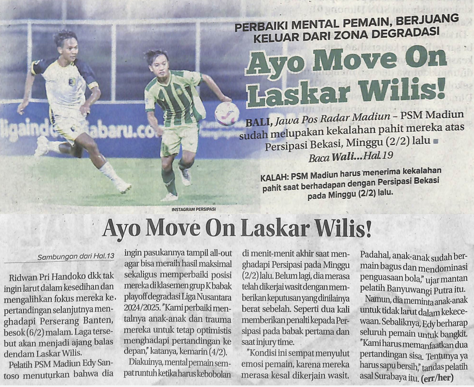 Ayo Move On Laskar Wilis!