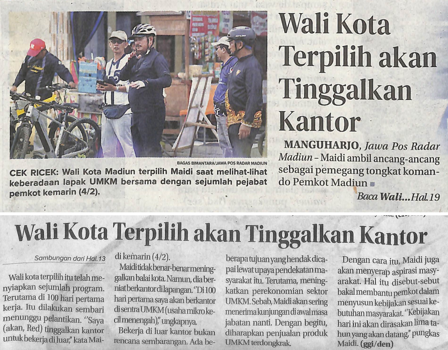 Wali Kota Terpilih akan Tinggalkan Kantor