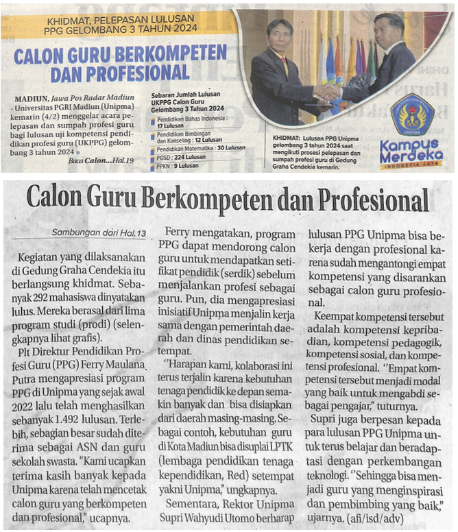 Calon Guru Berkompeten dan Profesional