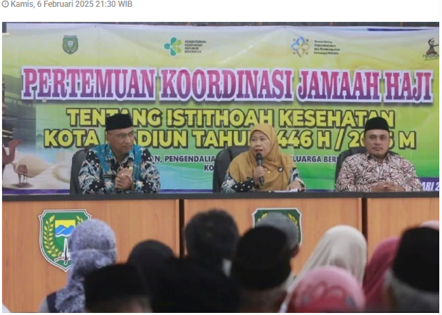 Sebanyak 195 calon jamaah haji Madiun dinyatakan istitoah kesehatan