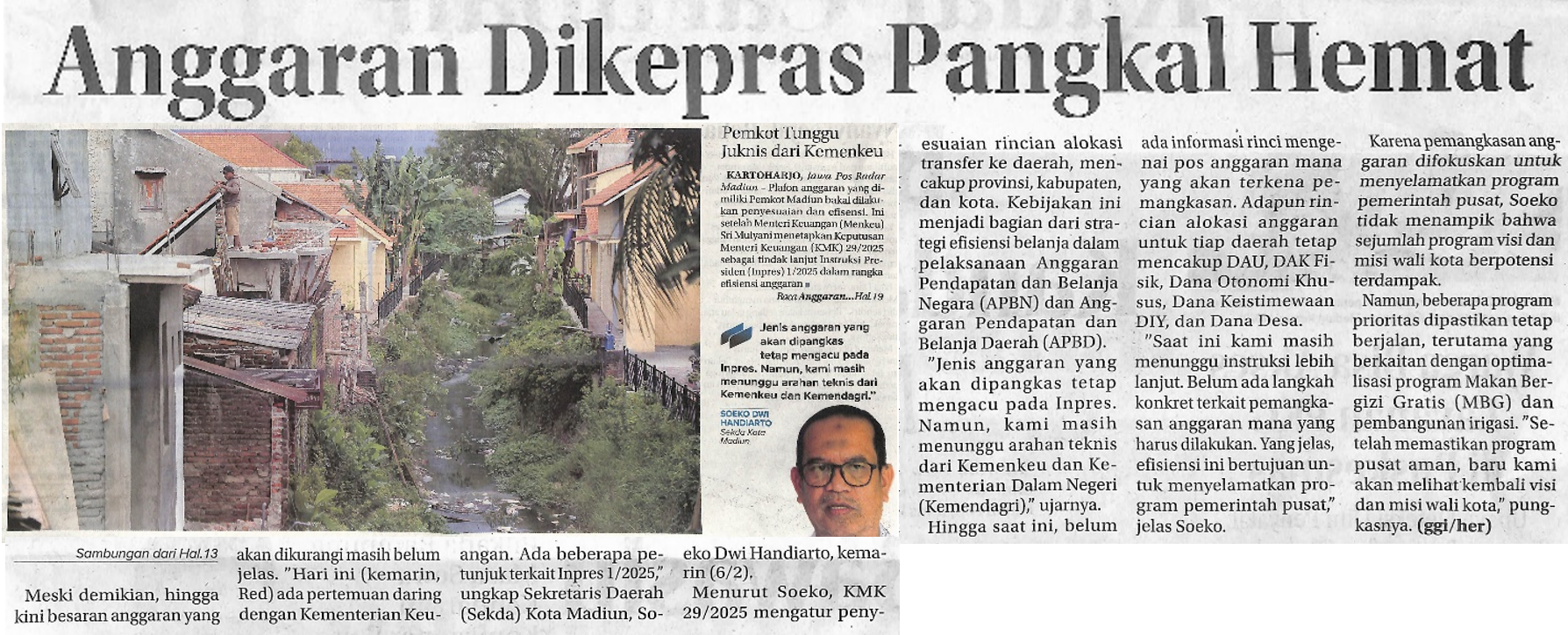 Anggaran Dikepras Pangkal Hemat