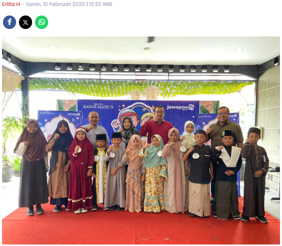 Meriahnya Audisi Festival Dai Cilik 2025 Kota Madiun, Persaingan Ketat Menuju Grand Final