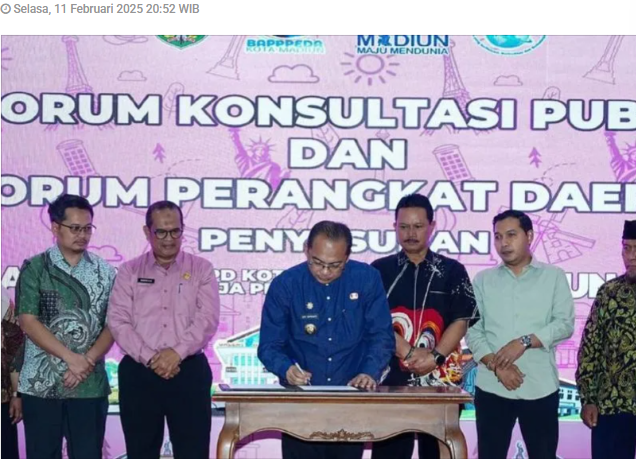 Pemkot Madiun selenggarakan forum konsultasi publik rancangan awal RKPD 2026