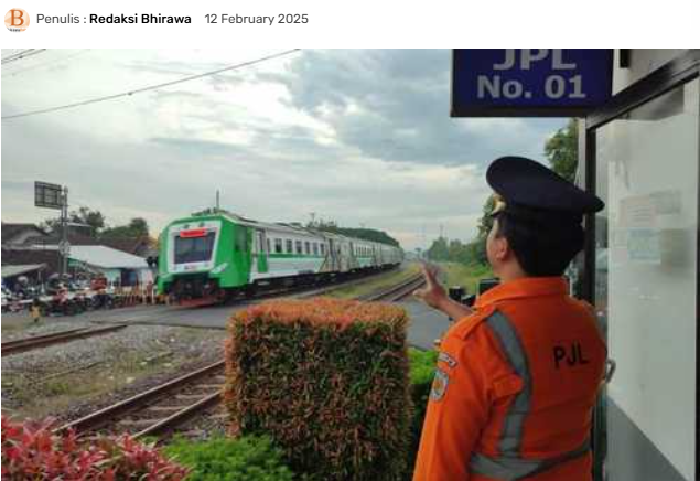 Semua Pintu Perlintasan KAI Daop 7 Madiun Beroperasi Normal