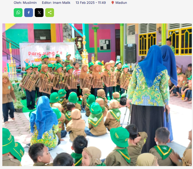 TK ABA 3 Madiun Angkat Tema Pecel Madiun dalam Penguatan Profil Pelajar Pancasila