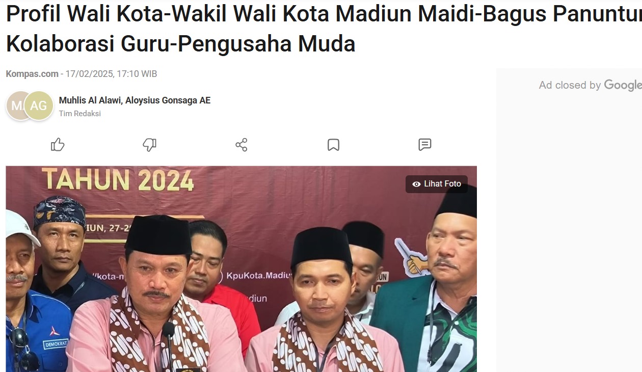 Profil Wali Kota-Wakil Wali Kota Madiun Maidi-Bagus Panuntun, Kolaborasi Guru-Pengusaha Muda